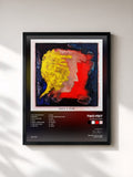 #noir Tableau de l'album Shape & Form de Two Feet, cadre noir, imprimé et encadré en France