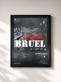 #noir Tableau de l'album On s'etait dit de Patrick Bruel, cadre noir, imprimé et encadré en France