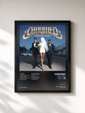 #noir Tableau de l'album White Women de Chromeo, cadre noir, imprimé et encadré en France