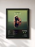 #noir Tableau de l'album She de JP Cooper, cadre noir, imprimé et encadré en France