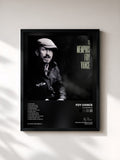 #noir Tableau de l'album To Memphis de Foy Vance, cadre noir, imprimé et encadré en France