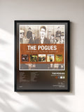 #noir Tableau de l'album Original Album Series de The Pogues, cadre noir, imprimé et encadré en France