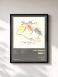 #noir Tableau de l'album Short Movie de Laura Marling, cadre noir, imprimé et encadré en France