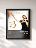 #noir Tableau de l'album Renascer Praise 13: A Colheita de Renascer Praise, cadre noir, imprimé et encadré en France