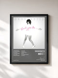 #noir Tableau de l'album Bodyparts de Dragonette, cadre noir, imprimé et encadré en France