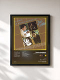 #noir 15 Años De Exitos Rancheros by Juan Gabriel as a framed art print, black frame, printed and framed in France