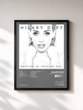 #noir Breathe In. Breathe Out. by Hilary Duff as a framed art print, black frame, printed and framed in France
