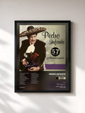 #noir Tableau de l'album 57 Aniversario de Pedro Infante, cadre noir, imprimé et encadré en France