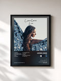 #noir Tableau de l'album I Am de Leona Lewis, cadre noir, imprimé et encadré en France