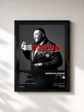 #noir Tableau de l'album Big Christmas de Sergio Sylvestre, cadre noir, imprimé et encadré en France