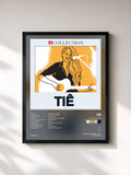 #noir Tableau de l'album iCollection de Tiê, cadre noir, imprimé et encadré en France