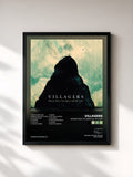 #noir Tableau de l'album Where Have You Been All My Life? de Villagers, cadre noir, imprimé et encadré en France