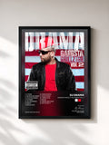 #noir Tableau de l'album Gangsta Grillz: The Album Vol. 2 de Dj Drama, cadre noir, imprimé et encadré en France