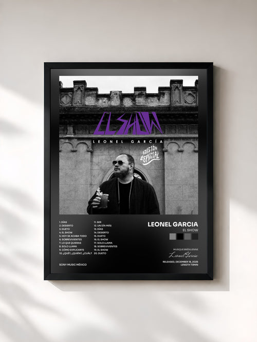 Leonel Garcia · El Show — Affiche encadrée