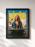 #noir Tableau de l'album Vitão de Vitão, cadre noir, imprimé et encadré en France
