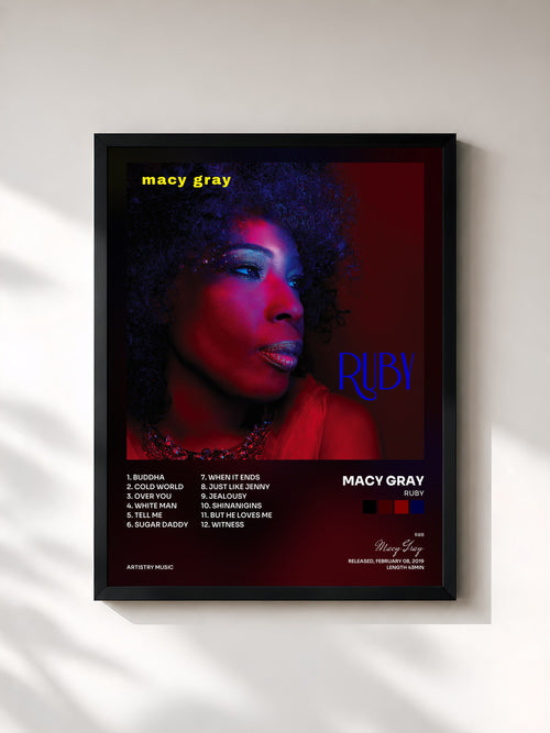 Macy Gray · Ruby — Affiche encadrée