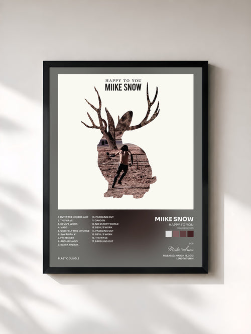 Miike Snow · Happy To You (Deluxe Edition) — Affiche encadrée