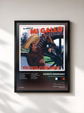 #noir Tableau de l'album Hoy Platique Con Mi Gallo de Vicente Fernández, cadre noir, imprimé et encadré en France