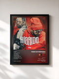 #noir Tableau de l'album Híbrido de Tribo da Periferia, cadre noir, imprimé et encadré en France
