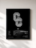 #noir Tableau de l'album Gangsta Art 2 de Moneybagg Yo, cadre noir, imprimé et encadré en France