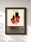 #noir Tableau de l'album Cold Spring Fault Less Youth de Mount Kimbie, cadre noir, imprimé et encadré en France
