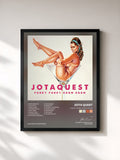 #noir Tableau de l'album Funky Funky Boom Boom de Jota Quest, cadre noir, imprimé et encadré en France