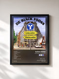 #noir Tableau de l'album Links Eröm - Rächs Eröm de Bläck Fööss, cadre noir, imprimé et encadré en France