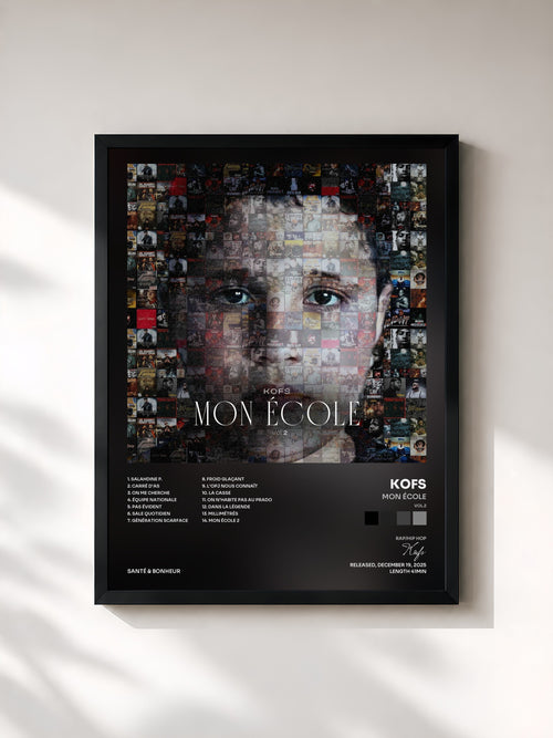 Kofs · Mon école (Vol.2) — Affiche encadrée