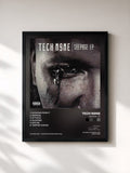 #noir Tableau de l'album Seepage - EP de Tech N9ne, cadre noir, imprimé et encadré en France