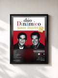 #noir Tableau de l'album Somos Jovenes: 50 Años de Duo Dinamico, cadre noir, imprimé et encadré en France