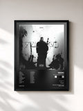 #noir Tableau de l'album NUOVO MEDIOEGO de Inoki, cadre noir, imprimé et encadré en France