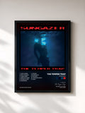 #noir Tableau de l'album Sungazer de The Temper Trap, cadre noir, imprimé et encadré en France