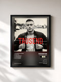 #noir Tableau de l'album Tausend in Einem de Disarstar, cadre noir, imprimé et encadré en France
