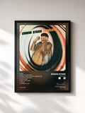 #noir Tableau de l'album Involved de Edwin Starr, cadre noir, imprimé et encadré en France