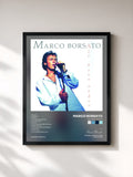 #noir Tableau de l'album Als Geen Ander de Marco Borsato, cadre noir, imprimé et encadré en France