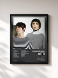 #noir Tableau de l'album Sainthood de Tegan and Sara, cadre noir, imprimé et encadré en France