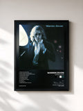 #noir Tableau de l'album Warren Zevon de Warren Zevon, cadre noir, imprimé et encadré en France