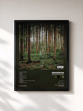 #noir I Love You, I’m Trying von Grandson als gerahmter Kunstdruck, schwarzer Rahmen, gedruckt und gerahmt in Frankreich