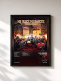 #noir Tableau de l'album Ni Juez Ni Parte (Deluxe Edition) de Los Rojos, cadre noir, imprimé et encadré en France