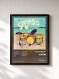 #noir Tableau de l'album Waiting For The Dawn de The Mowgli's, cadre noir, imprimé et encadré en France