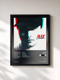 #noir Tableau de l'album Cinematic de Illy, cadre noir, imprimé et encadré en France