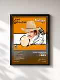 #noir Tableau de l'album Tambora, Vol. 2 de Joan Sebastian, cadre noir, imprimé et encadré en France