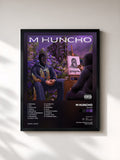 #noir Tableau de l'album U2OPIA de M Huncho, cadre noir, imprimé et encadré en France