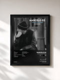 #noir Tableau de l'album Nada Pode Me Parar de Marcelo D2, cadre noir, imprimé et encadré en France