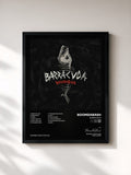 #noir Tableau de l'album Barracuda de BoomDaBash, cadre noir, imprimé et encadré en France