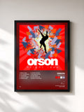 #noir Tableau de l'album Bright Idea de Orson, cadre noir, imprimé et encadré en France