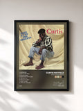 #noir Tableau de l'album Take It to the Streets de Curtis Mayfield, cadre noir, imprimé et encadré en France