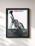 #noir Tableau de l'album When I Fall In Love de Chris Botti, cadre noir, imprimé et encadré en France