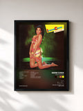 #noir Tableau de l'album What a Feelin' de Irene Cara, cadre noir, imprimé et encadré en France
