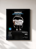 #noir Tableau de l'album Ground Control (The Remixes) de Rudimental, cadre noir, imprimé et encadré en France